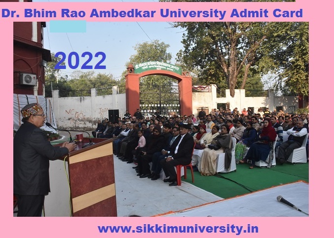 DBRAU B Com Ist 2nd 3rd Year Admit Card 2022 Download Agra 
